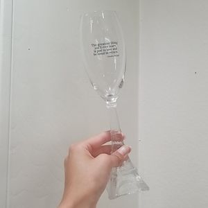 Eiffel Tower wine glass